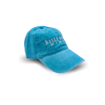 Lake Blue Embroidered Hat