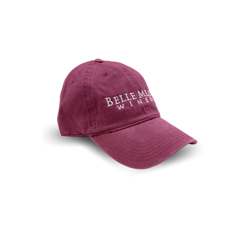 Maroon Embroidered Hat