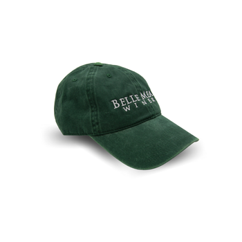Dark Green Embroidered Hat
